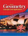 Glencoe Geometry Concepts and Applications Student Edition