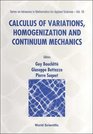 Calculus of Variations Homogenization and Continuum Mechanics June 2125 CirmLuminy Marseille France
