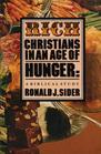 Rich Christians in an Age of Hunger  A Biblical Study