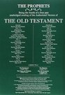 The Old Testament The Prophets
