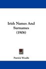 Irish Names And Surnames