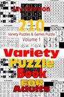 Variety Puzzle Book  For  Adults