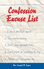 Confession Excuse List