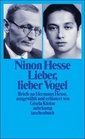 Lieber lieber Vogel Briefe an Hermann Hesse