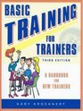 Basic Training for Trainers Third Edition