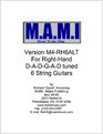 MAMI Musical Scale Atlas for RightHand DADGAD Tuned 6String Guitars
