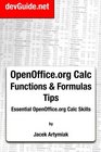 OpenOfficeorg Calc Functions and Formulas Tips Essential OpenOfficeorg Calc Skills