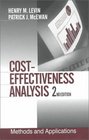 CostEffectiveness Analysis  Methods and Applications