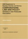 Corporations Law and Policy Materials and Problems 6th Edition 2008 Supplement