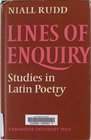 Lines of Enquiry Studies in Latin Poetry