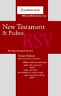 RSV New Testament and Psalms Black French Morocco Leather RSV NTP3