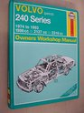 Volvo 240 Series Owners Workshop Manual