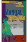 Manual of critical care Applying nursing diagnoses to adult critical illness