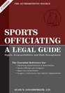 Sports Officiating A Legal Guide
