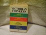 Victorian Thinkers Carlyle Ruskin Arnold Morris