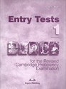 Entry Tests for the Revised Cambridge Proficiency Exam Teacher's