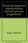 Rural development administration and antipoverty programmes