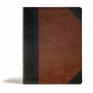 CSB Tony Evans Study Bible Black/Brown LeatherTouch Indexed