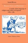 Reason Grace and Sentiment  A Study of the Language of Religion and Ethics in England 16601780