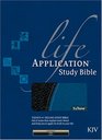 Life Application Study Bible King James Version Tutone Navy/black