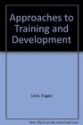 Approaches to Training and Development