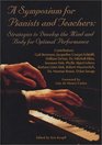 A Symposium for Pianists and Teachers