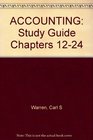 Accounting Study Guide Chapters 1224