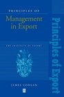 Principles of Management in Export