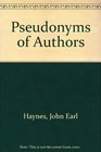 Pseudonyms of Authors