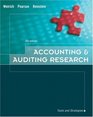 Accounting  Auditing Research Tools and Strategies