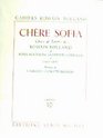 Chere Sofia  Choix de Lettres de Romain Rolland a Sofia Bertolini Guerrieri Gonzaga  2 vols