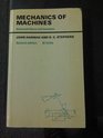 Mechanics of Machines Advanced Theory and Examples