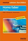 Homo faber Inhalt Hintergrund Interpretation