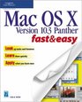 Mac OS X Version 103 Panther Fast  Easy