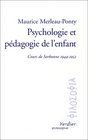 Psychologie et pdagogie de l'enfant  Cours de Sorbonne 19491952