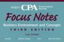 Wiley CPA Examination Review Focus Notes Business Environment and Concepts