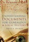 Understanding Documents for Genealogy  Local History