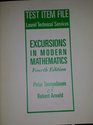 Excursions in Mathematics