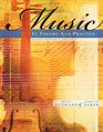 Music in Theory and Practice Volume 1 with Audio CD