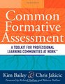Common Formative Assessment A Toolkit for Professional Learning Communities