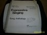 Expressive Singing Song Anthology For High Voice