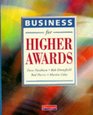 Business for Higher Awards Student Book