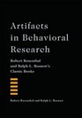 Artifacts in Behavioral Research Robert Rosenthal and Ralph L Rosnow's Classic Books