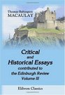 Critical and Historical Essays contributed to the Edinburgh Review Volume 3