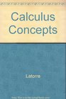 Calculus Concepts An Informal Approach to the Mathematics of Change