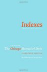 Indexes A Chapter from The Chicago Manual of Style 16th ed