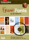 CD Ali Edwards Fresh Fonts