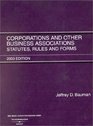 Corporations and Other Business Associations Statutes Rules and Forms 2003