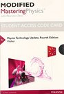 New Masteringphysics with Pearson Etext  Standalone Access Card  For Physics Technology Update
