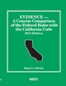 Mendez's Evidence A Concise Comparison of the Federal Rules with the California Code 2013